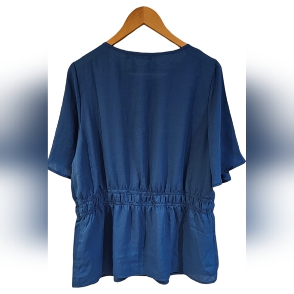 IMAN - NEW Empire Waist Ruffled Sleeves Blouse​​​​ - Picture 3 of 7